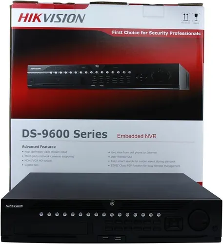 Hikvision Embedded 4K NVR DS-9632NI-I8 32Channel Network Video Recorde Up to 12 Megapixels resolution